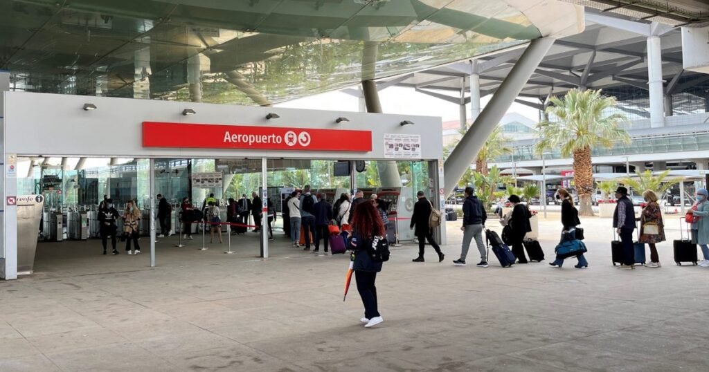 Malaga airport Cercanías train station Malaga airport Cercanías train station