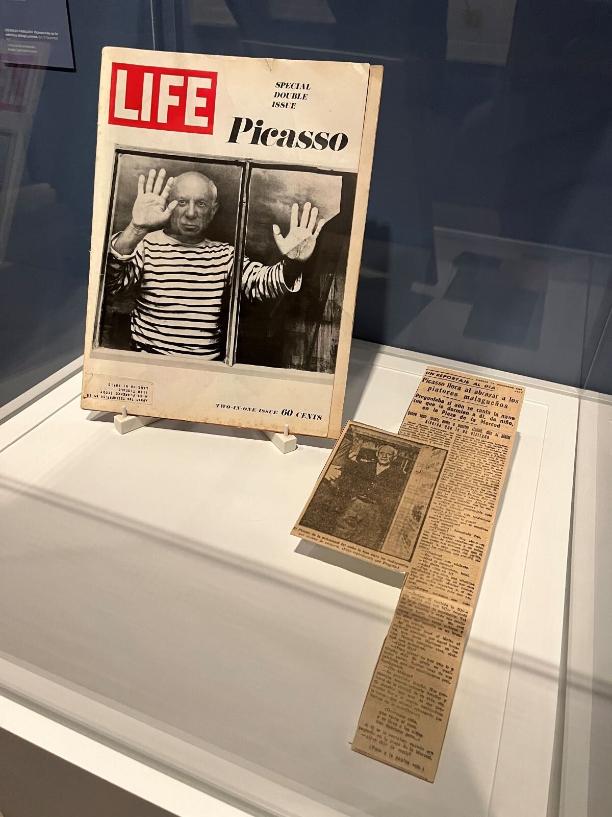 Exhibit in the Picasso Foundation in Malaga.