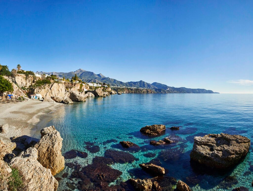 Playa Calahonda Beach in Nerja, Costa del Sol
