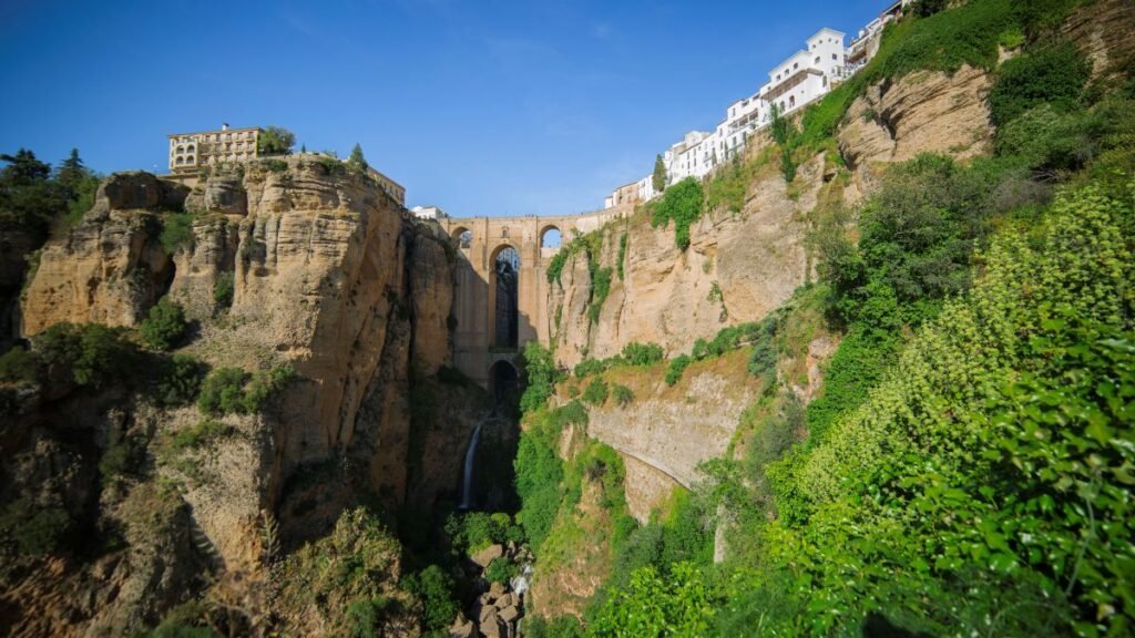 Puente Nuevo in Ronda, iconic stone bridge over the El Tajo gorge in Andalusia, Spain Puente_Nuevo_Ronda